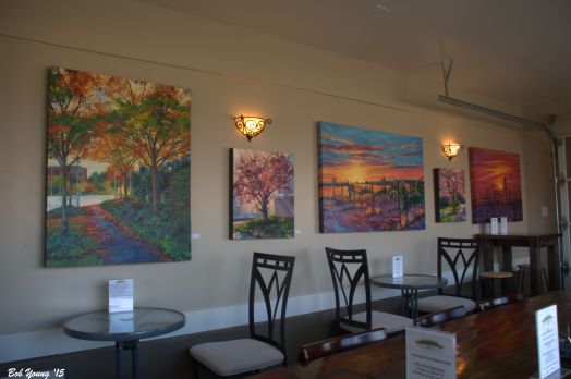 More artwork by Stephanie Hodge. It is for sale if you wish. Contact Stephanie at the winery.